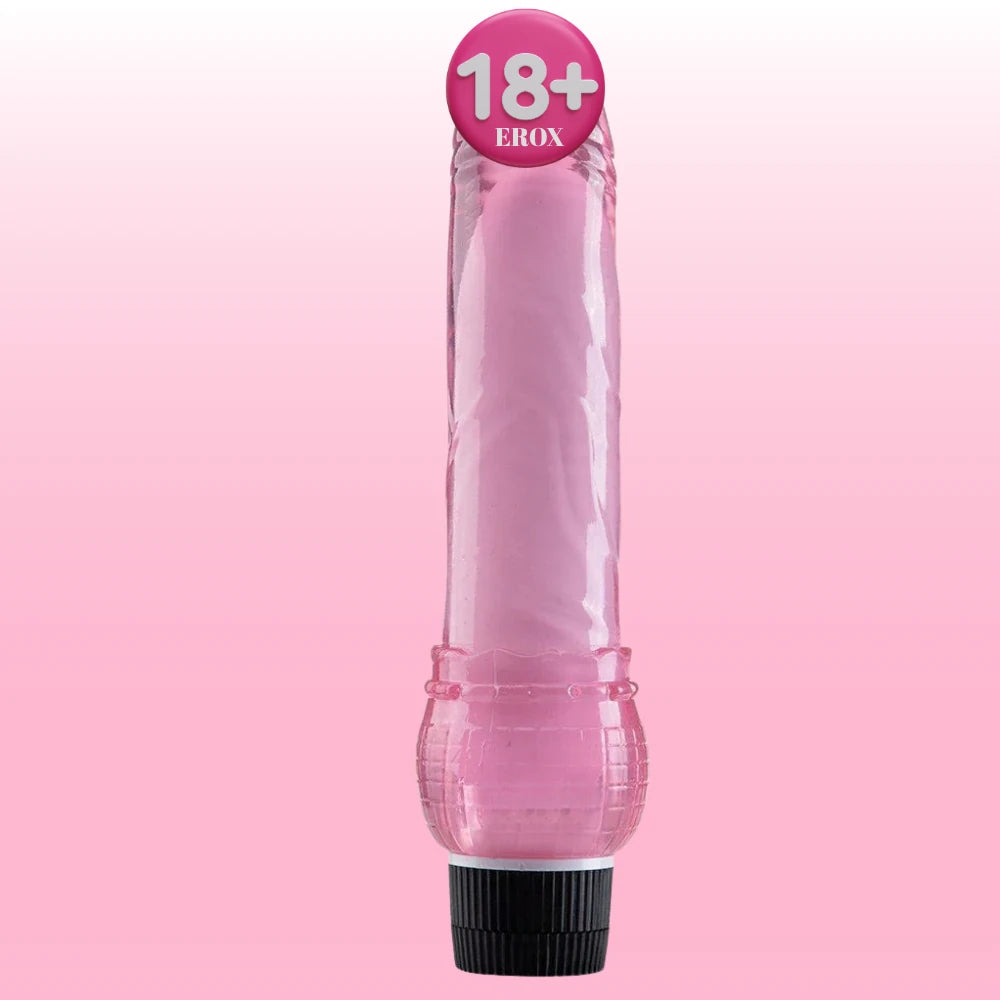 Frowzer Vibes Waves Pink Kademeli Titreşimli 21 Cm Jel Vibratör