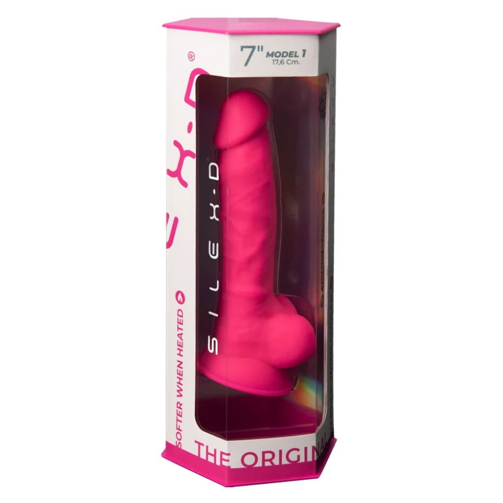 Silexd The Original Premium Dildo 17,5 cm Yumuşak Dokulu Realistik Jel Dildo