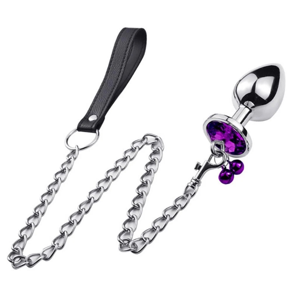 Frowzer Asslock Zilli ve Tasmalı Medium Anal Plug