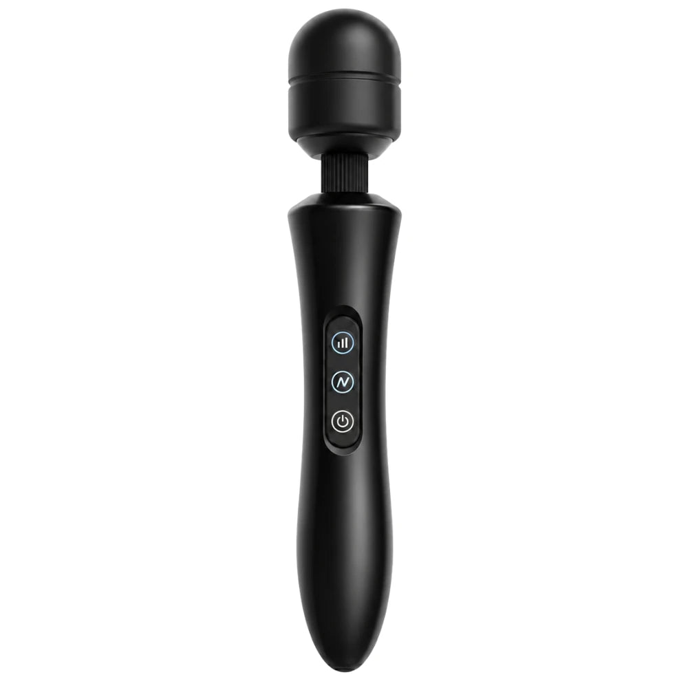 Frowzer Magic Wand Double Massager Masaj Wand Vibratör-Black