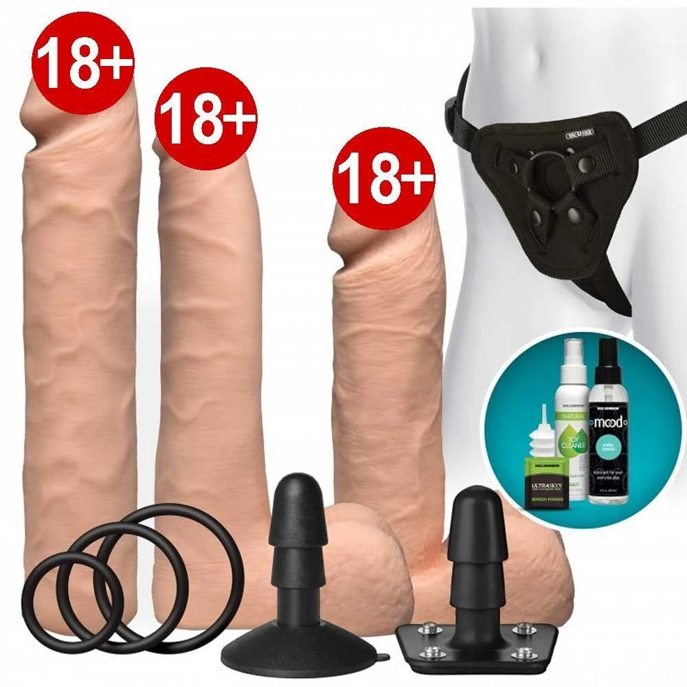 Doc Johnson Experienced Set Özel Realistik Penis Seti