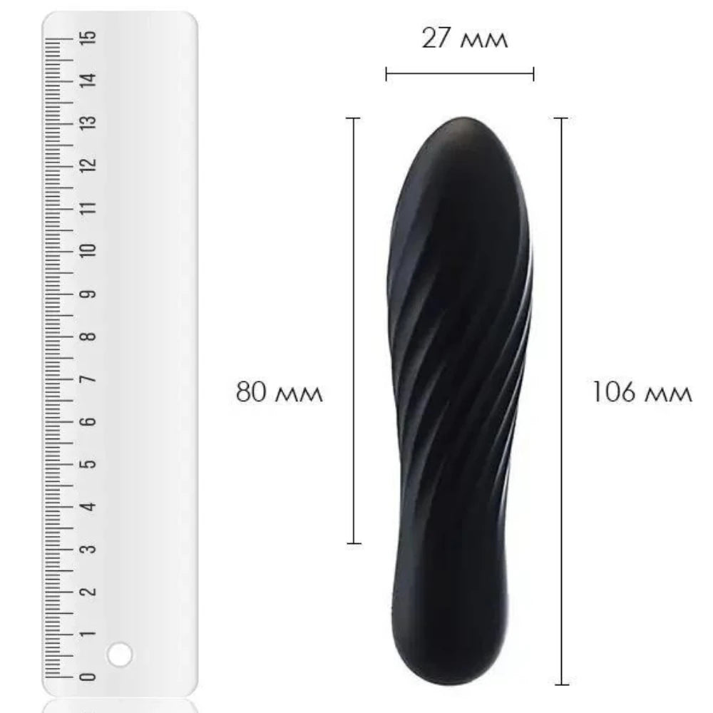 Svakom Tulip 10 Modlu Güçlü Mini Vibratör-Black