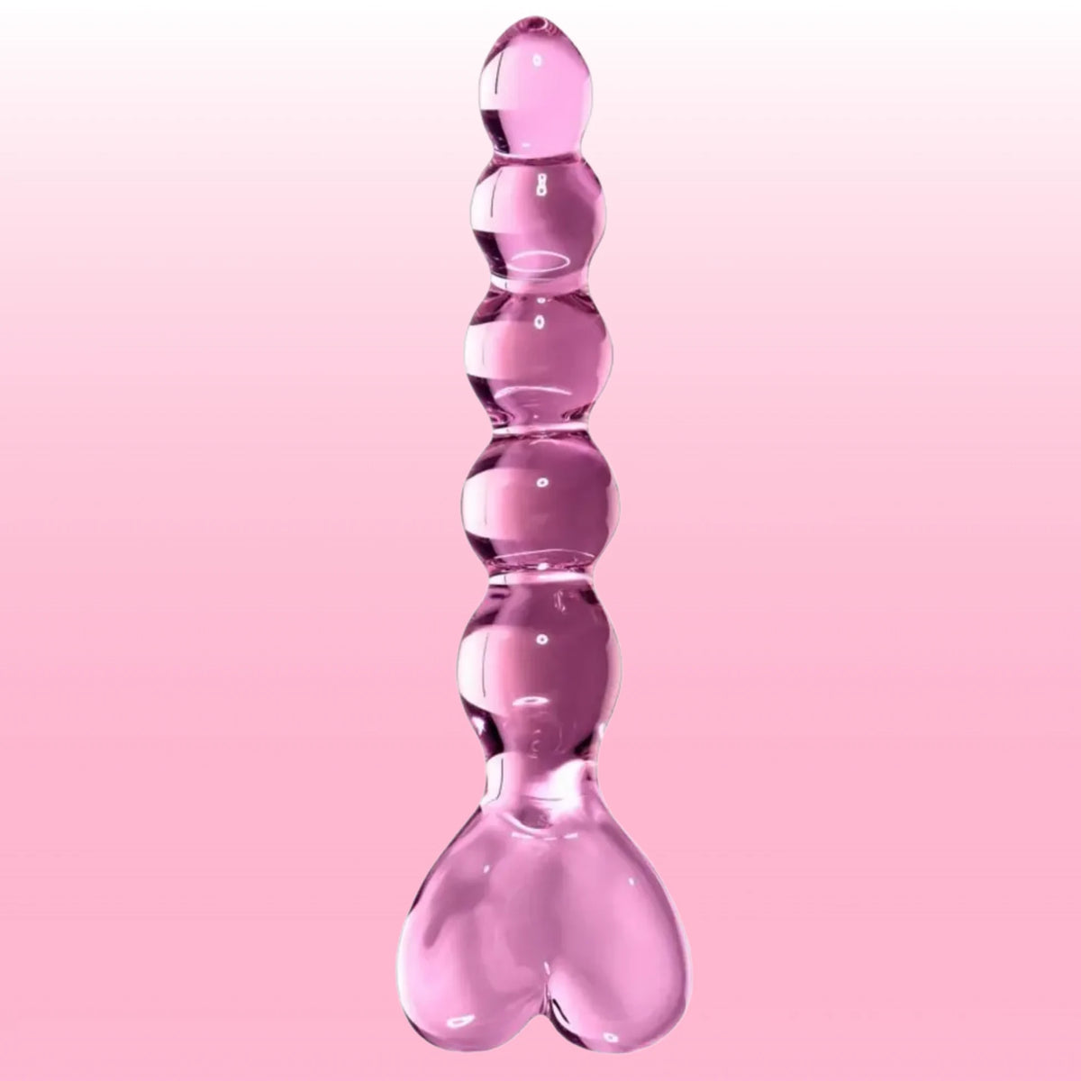 Pipedream Icicles No. 43 Beaded Hand Blown Glass Massager Cam Dildo