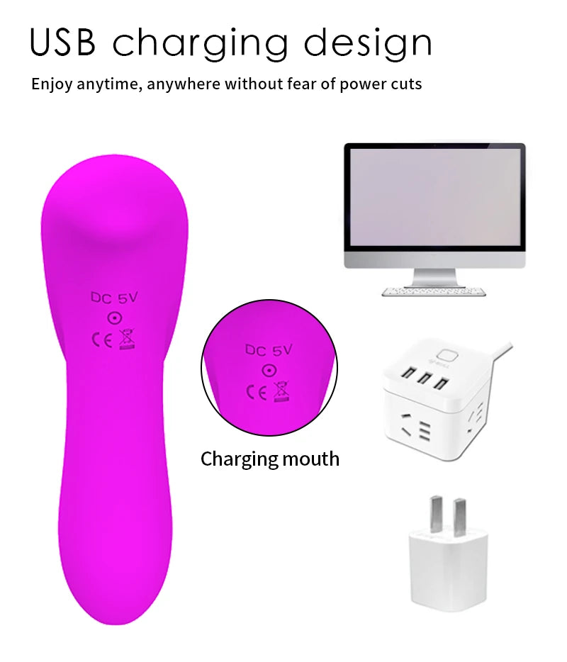 Frowzer G-Stimulation Vibe Purple Emiş Güçlü Vibratör