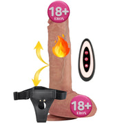 Frowzer The Dick Uzaktan Kumandalı İleri Geri ve Hareketli Kemerli Realistik Vibratör