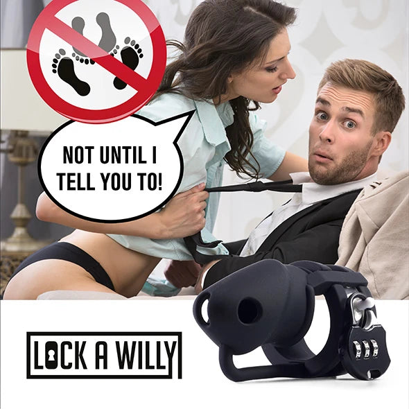 Lock A Willy Silikon Penis Kilidi