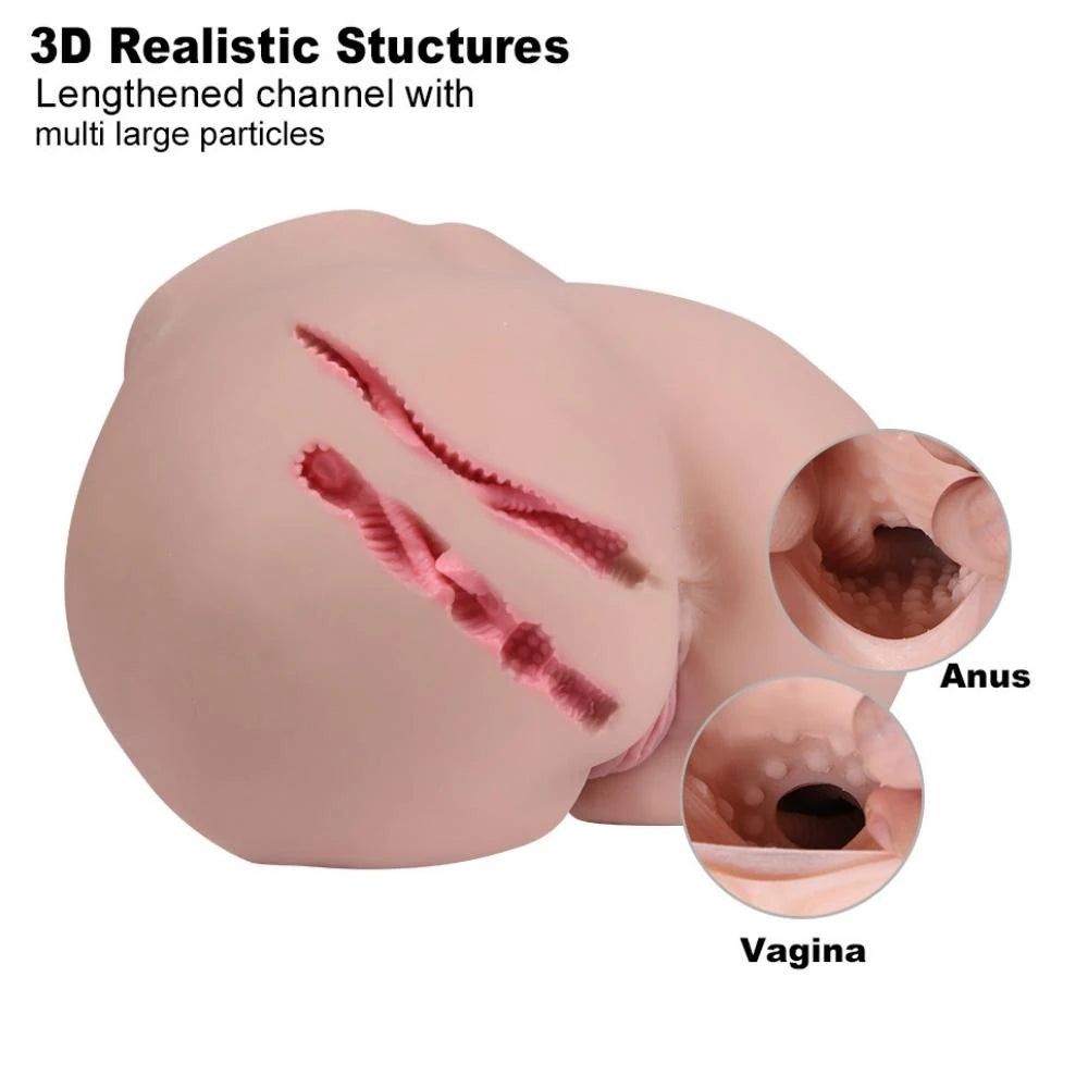 Shequ Lorrainesex Anal ve Vajinal Kalça Masturbator