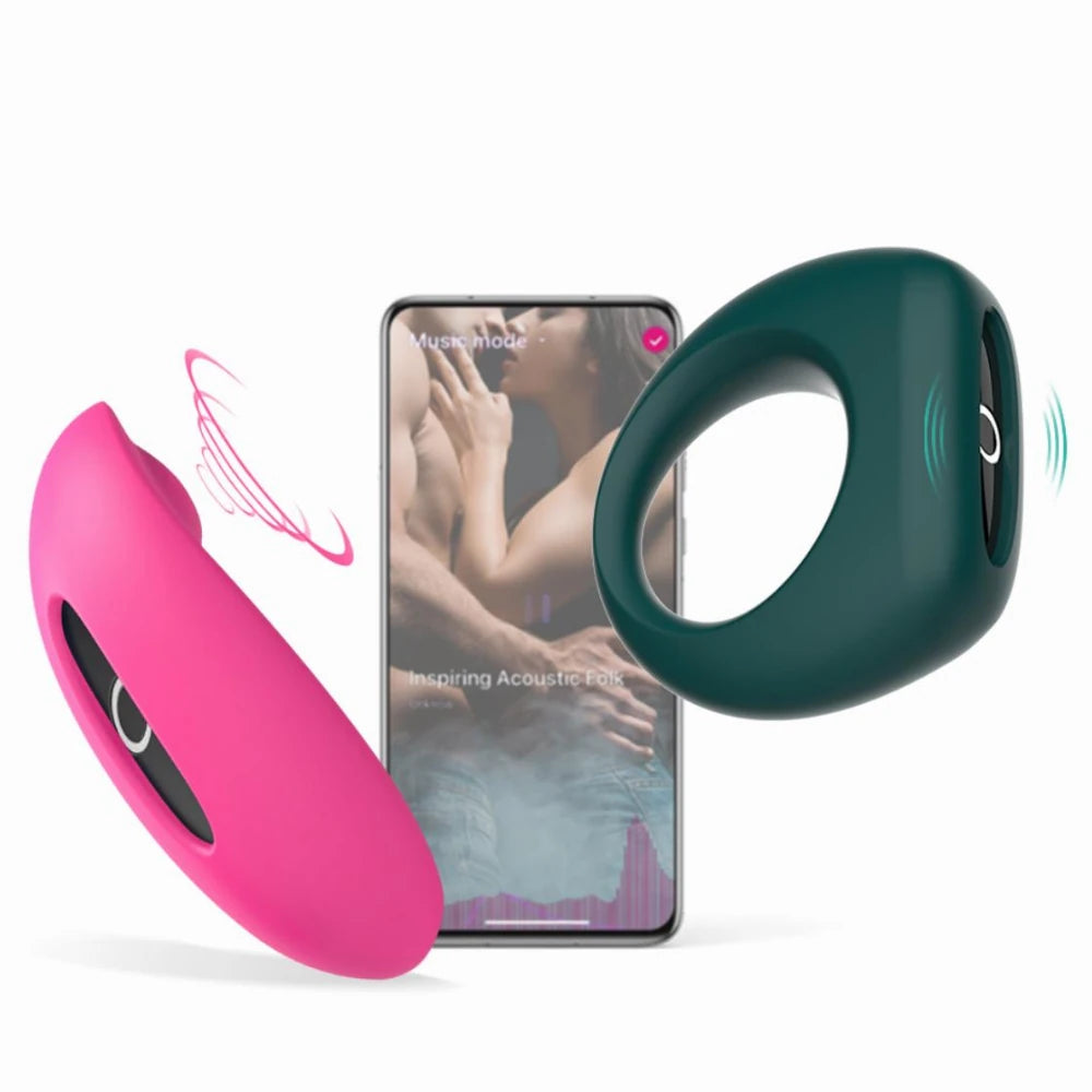 Magic Motion Candy&Dante Telefon Kontrollü Penis Halkası ve Giyilebilen Vibratör