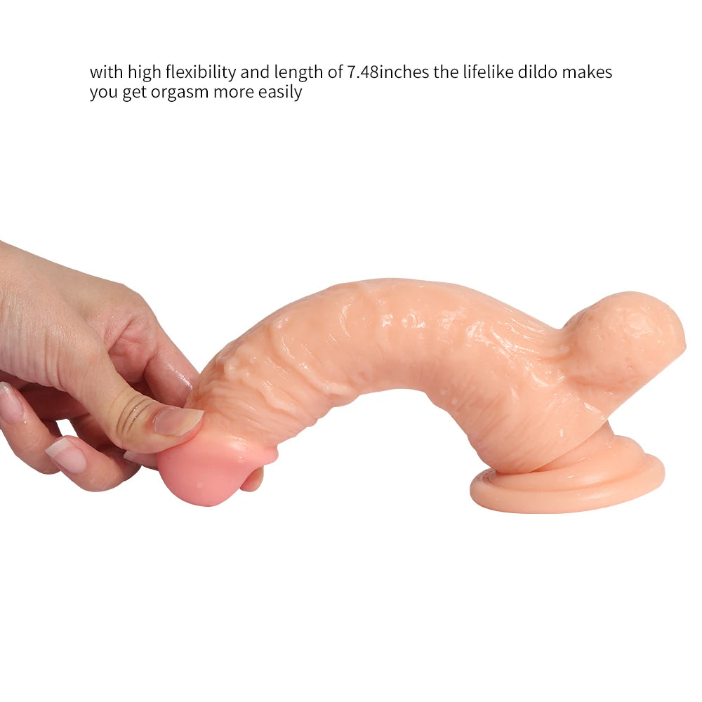 Xise Dildo Series Small Leilong 17 Cm Realistik Penis