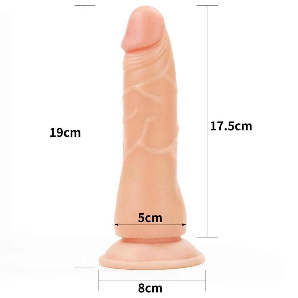 Lovetoy Easy Strapon 19 cm Belden Bağlamalı Realistik Penis LV715006
