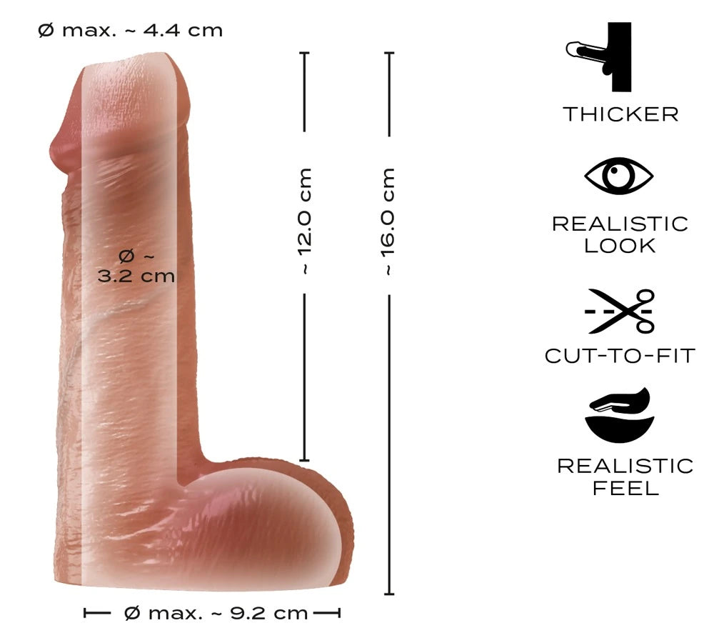 Frowzer Sleeve Realistixxx RealSleeve Intense Et Dokulu Penis Kılıfı
