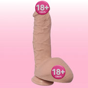 Xise Dildo Series Neptune Natural Doku Realistik Penis XS-WBB10052-Flesh