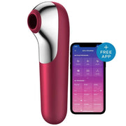 Satisfyer Dual Love Red Telefon Kontrollü Vibratör
