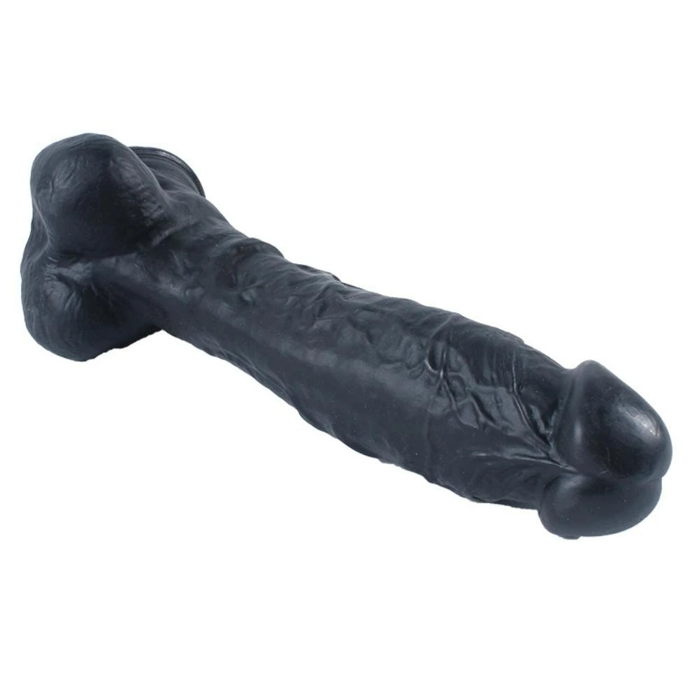 Xise Dildo Series Adonis Strapon 18 cm Belden Bağlamalı Realistik Zenci Penis