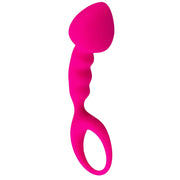 Frowzer The Anal Fantasy Halkalı ve Tırtıklı Pembe Silikon Anal Plug
