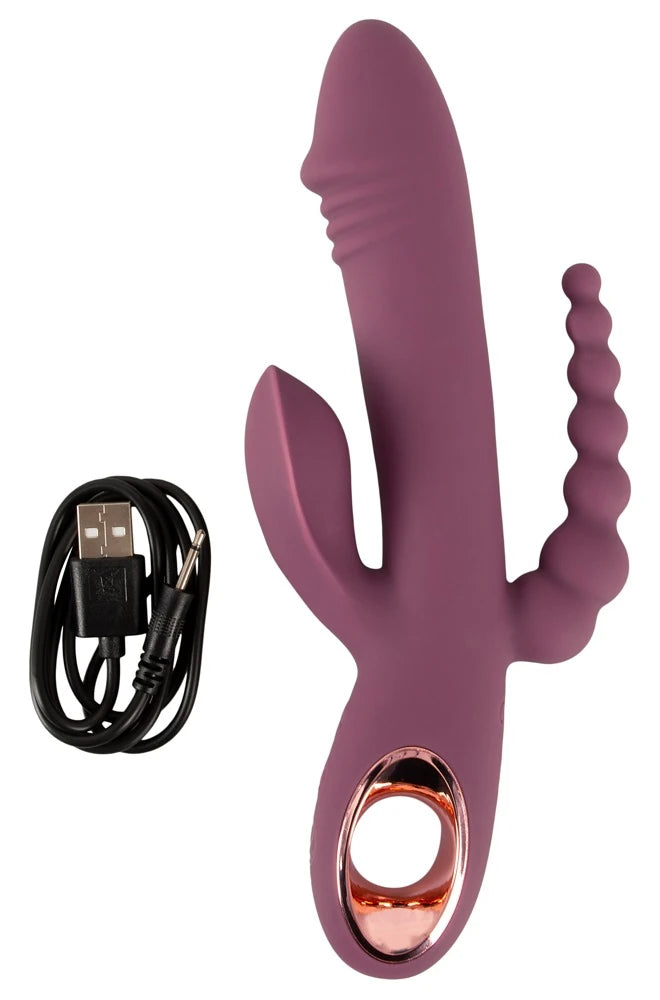 You2Toys Slim Triple Plum 3 Nokta Uyarıcı Rabbit Vibratör