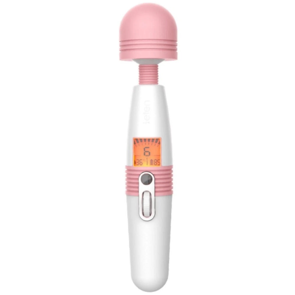 Leten Young Version Göstergeli ve Isıtmalı Masaj Wand Vibratör