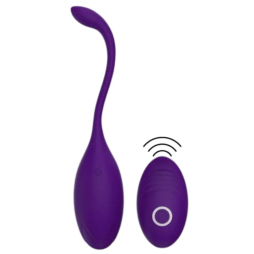 Frowzer Benwa Balls Uzaktan Kumandalı Kegel Egzersiz Vibratörü-Purple
