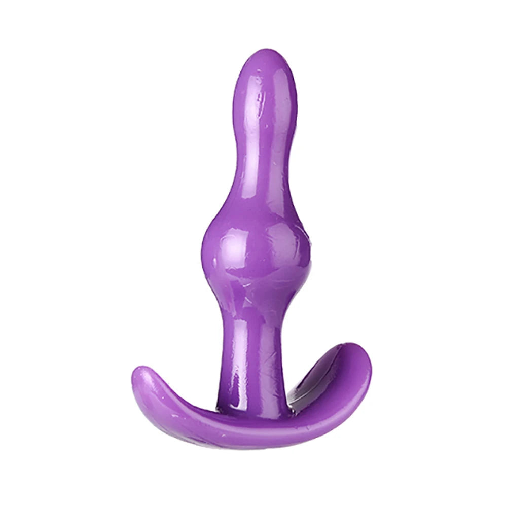 Frowzer Anal Fantasy Two Ribbed Silikon Anal Alıştırıcı Plug-Purple