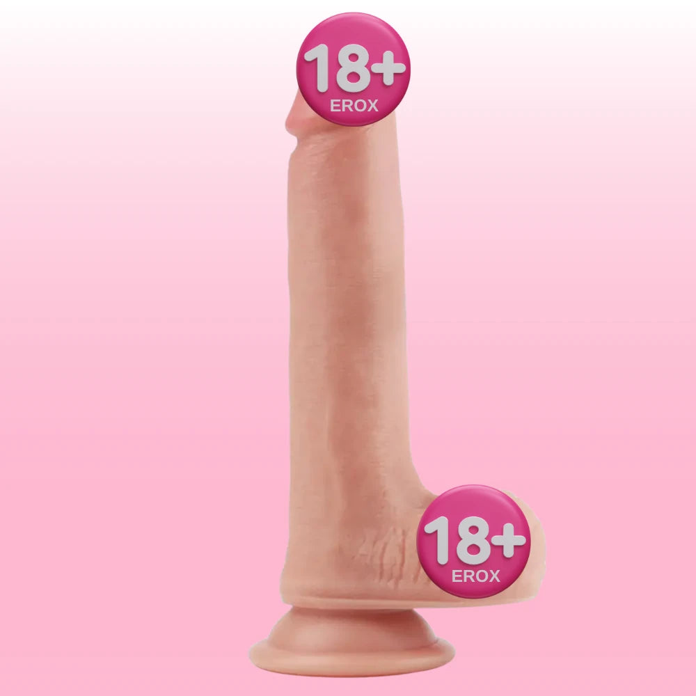 Lovetoy Dual Layered Silicone Cock 20 cm Realistik Penis LV4005