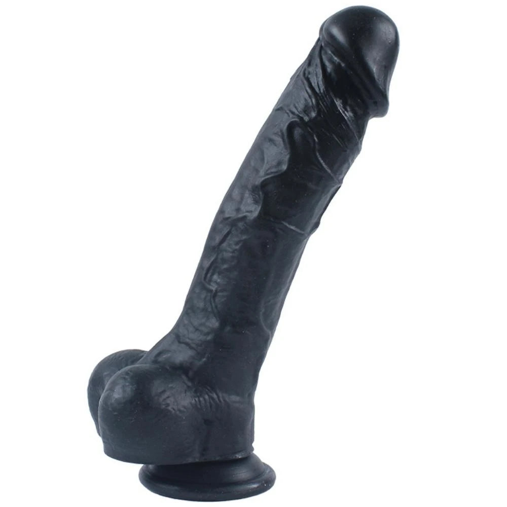 Xise Dildo Series Adonis Strapon 18 cm Belden Bağlamalı Realistik Zenci Penis