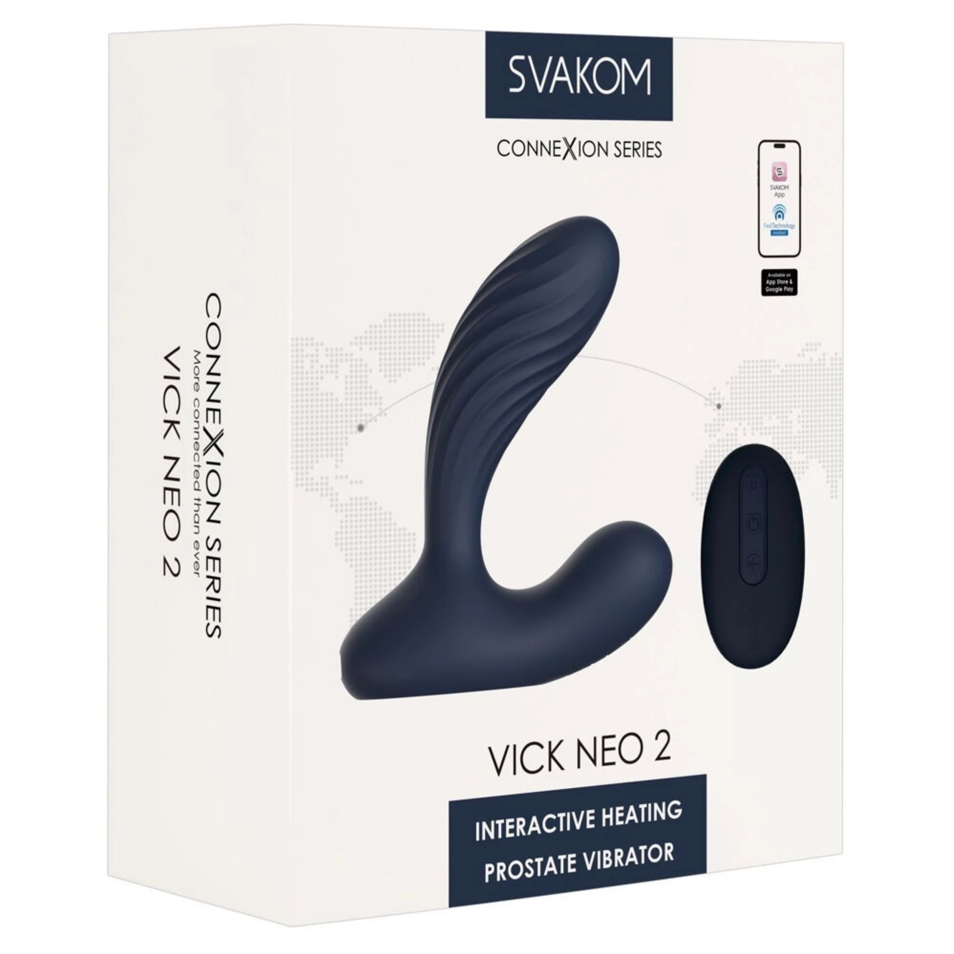 Svakom Vick Neo 2 Isıtmalı ve Manyetik Uzaktan Kumandalı Anal Vibratör