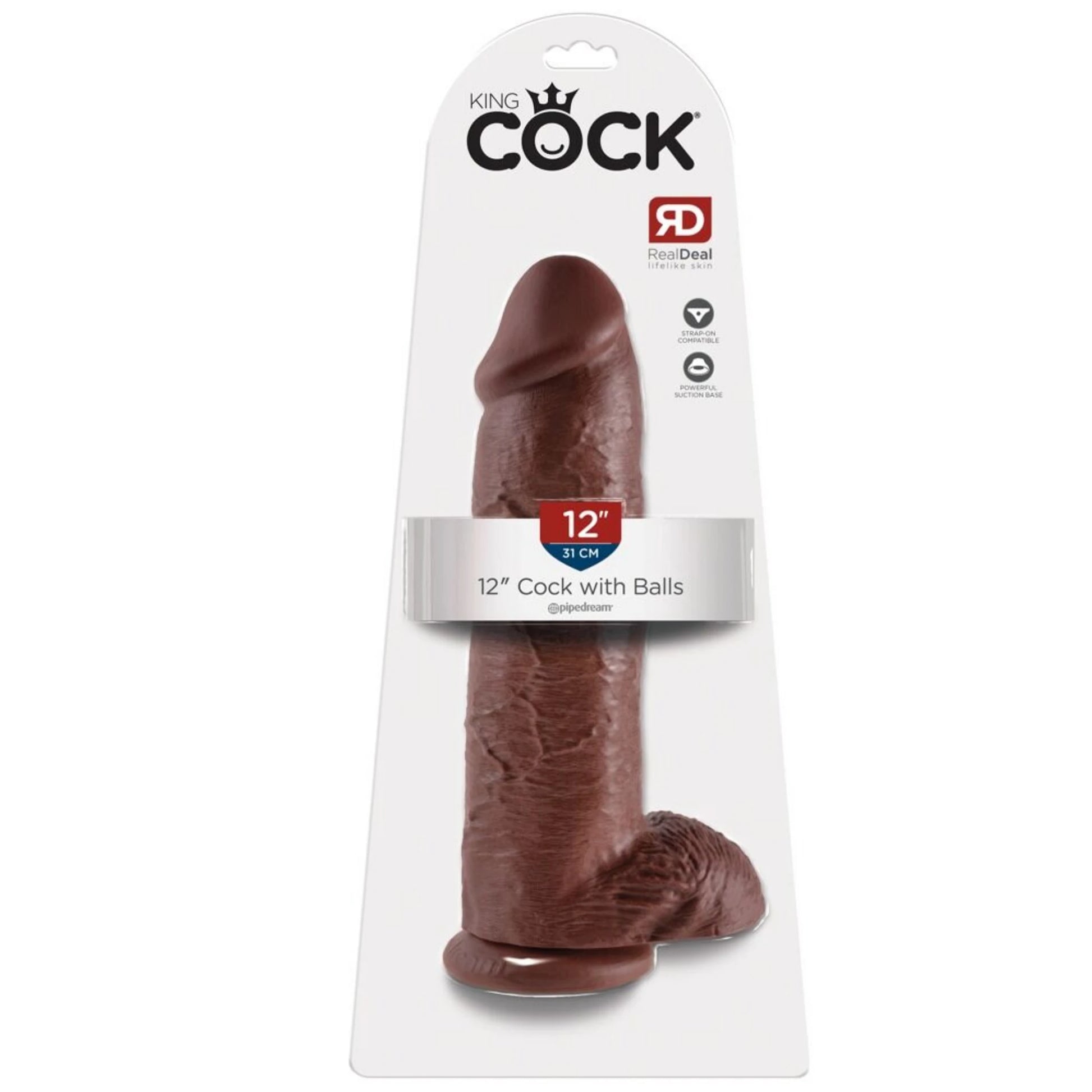 Pipedream King Cock 12 Inch Cock With Balls Realistik Penis