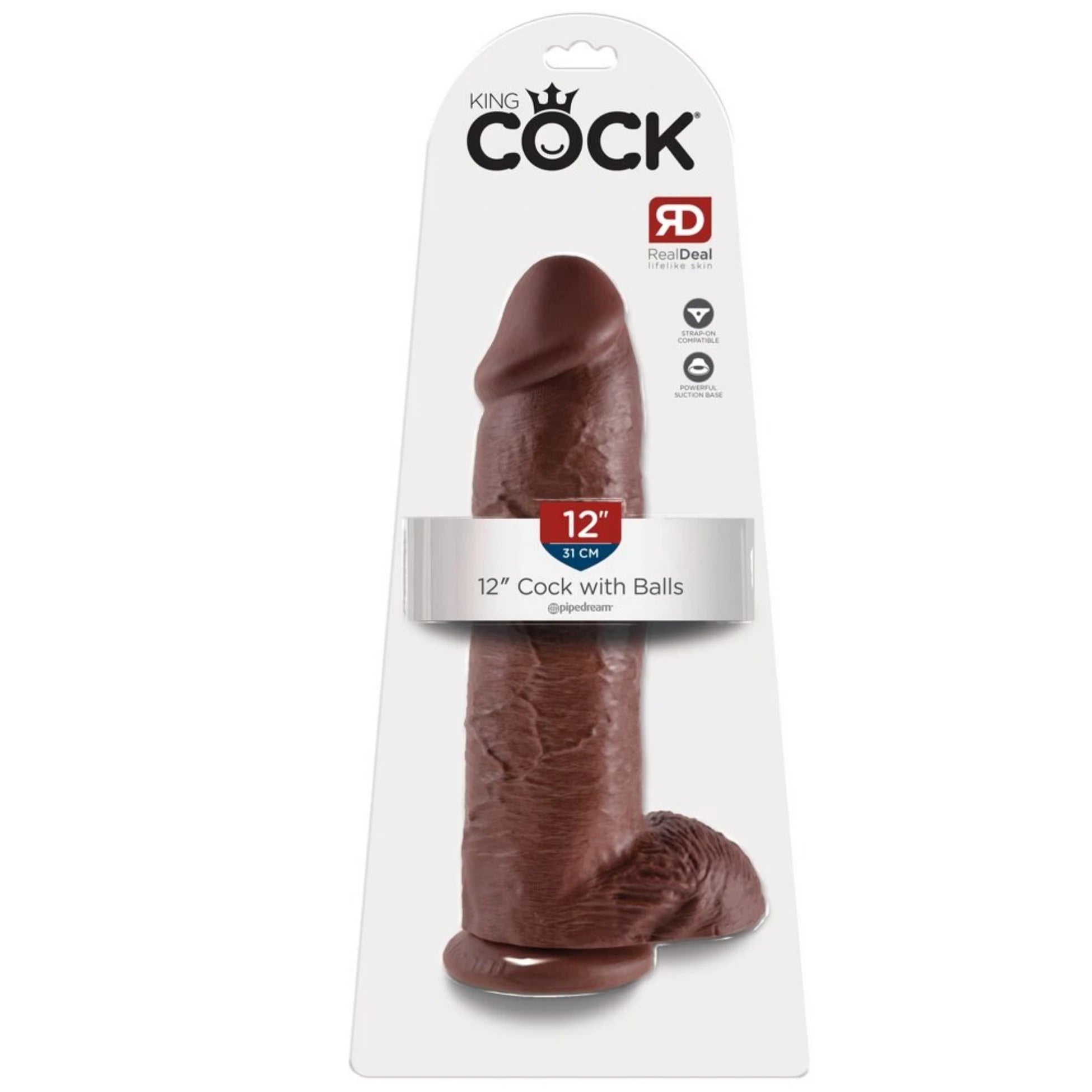 Pipedream King Cock 12 Inch Cock With Balls Realistik Penis
