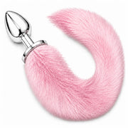 Frowzer Anal Fantasy Tail Pembe Tilki Kuyruklu Metal Anal Plug