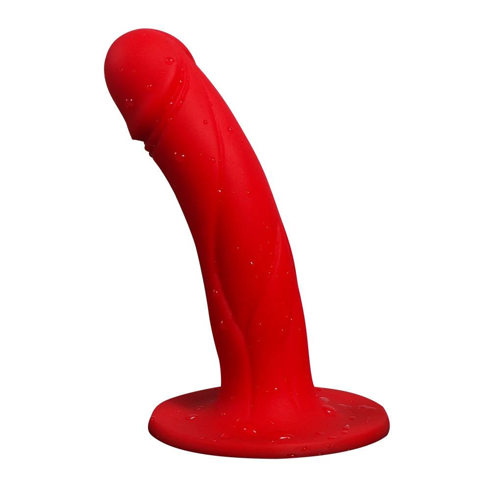 C9 Sabitlenebilir Flexible Testissiz Anal ve Vajinal Dildo