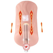 Shequ No.1 White Vagina İleri Geri Hareketli Vajina Masturbator SQ-MAT60135