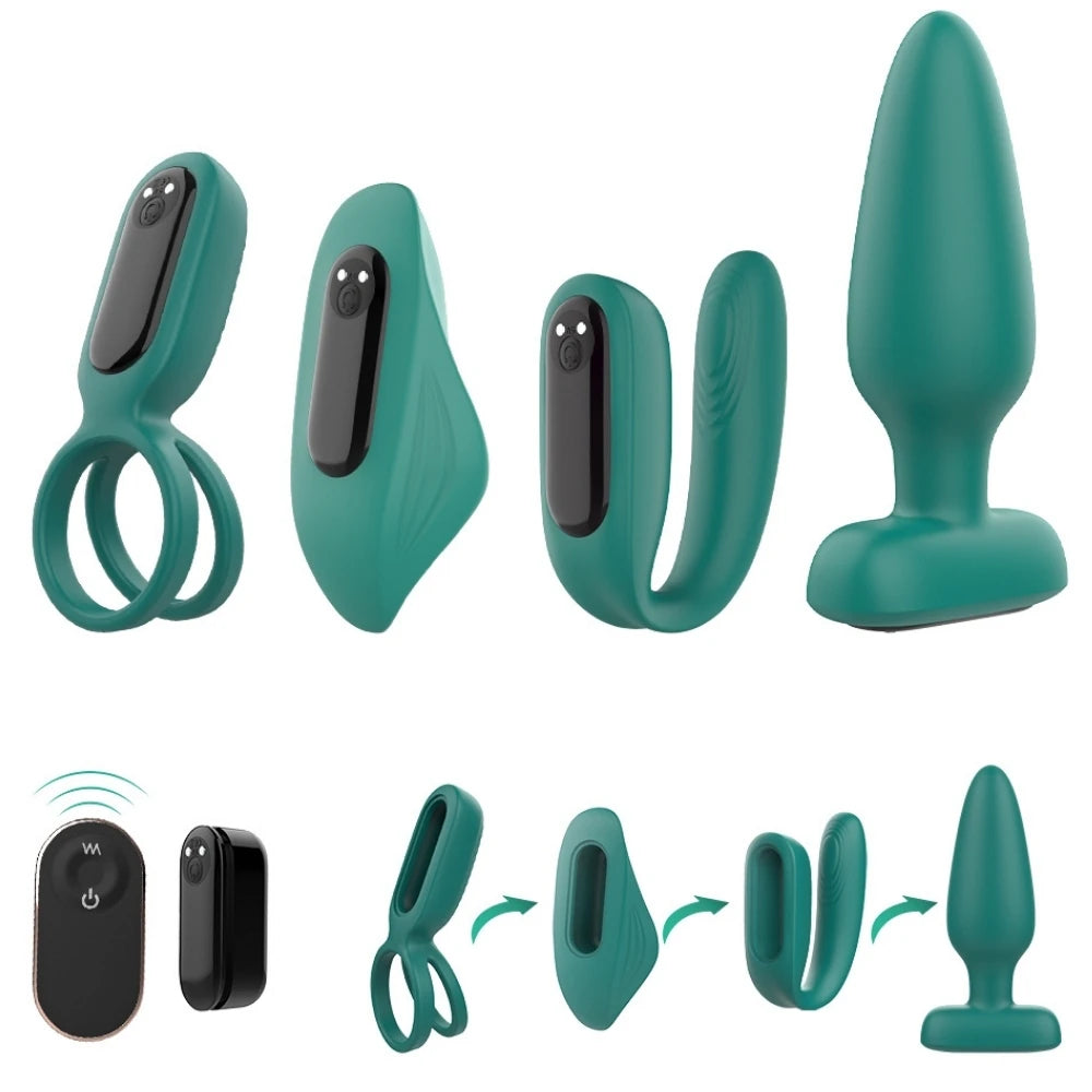 Frowzer Partner Fantasy Love Kit Çiftlere Uzaktan Kumandalı Vibratör Seti
