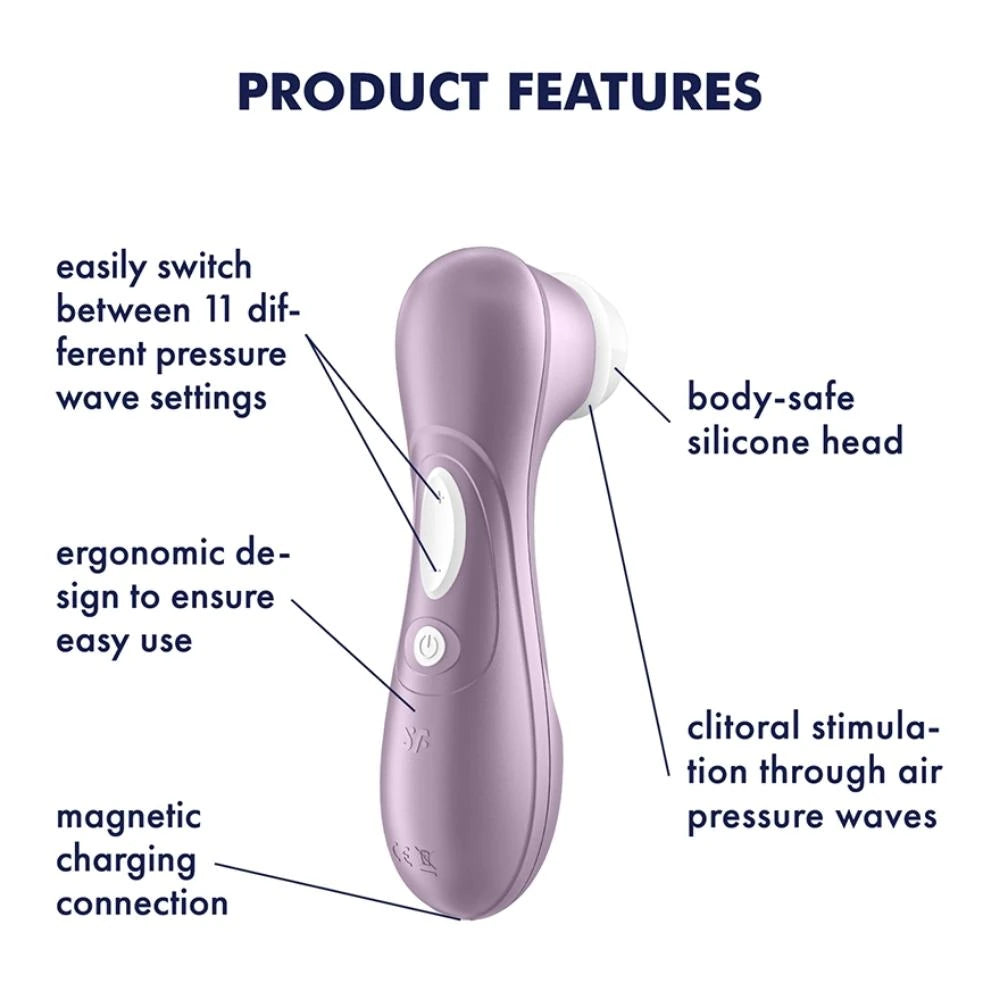 Satisfyer Pro 2 Air Pulse Emiş Güçlü Vibratör-Violet
