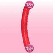 Doc Johnson Crystal Jellies 30 Cm Çift Taraflı Realistik Jel Penis