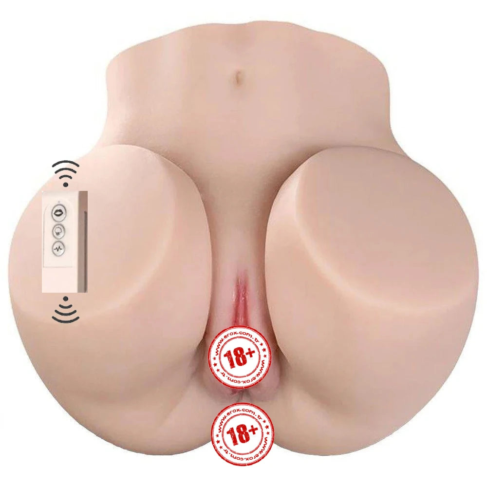 Shequ Mignon Emişli ve Titreşimli Realistik Kalça Masturbator SQ-MAS50090