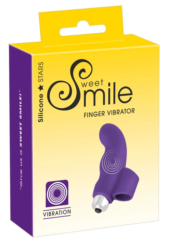 Sweet Smile Esnek Silikon G-Noktası Parmak Vibratörü