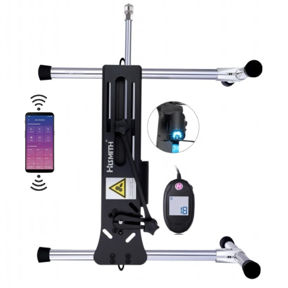 Hismith Premium 4.0 Led Işıklı ve Telefon Kontrollü Seks Makinesi