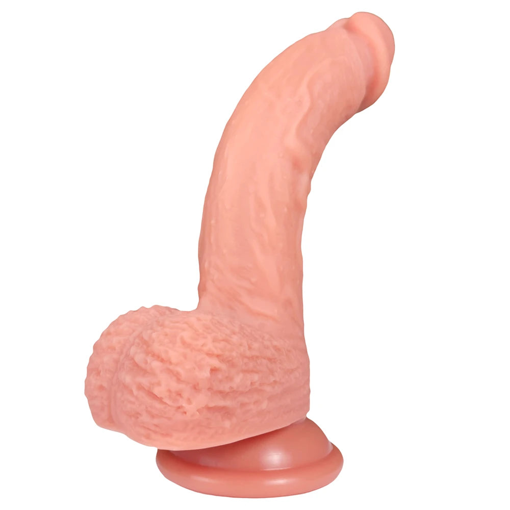 Shequ Dildo Series Deans Curve Natural Doku 21 cm Realistik Penis