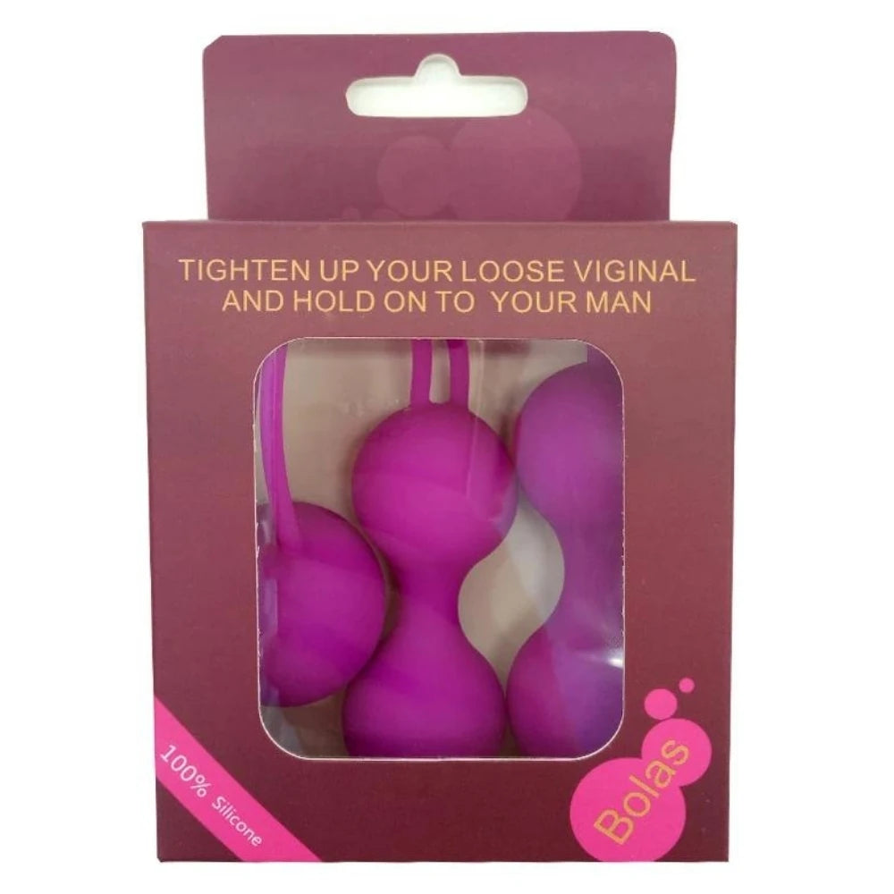 Frowzer Kegel Balls Exercisers Metal Ağırlıklı Kegel Egzersiz Topu Set-D.Purple