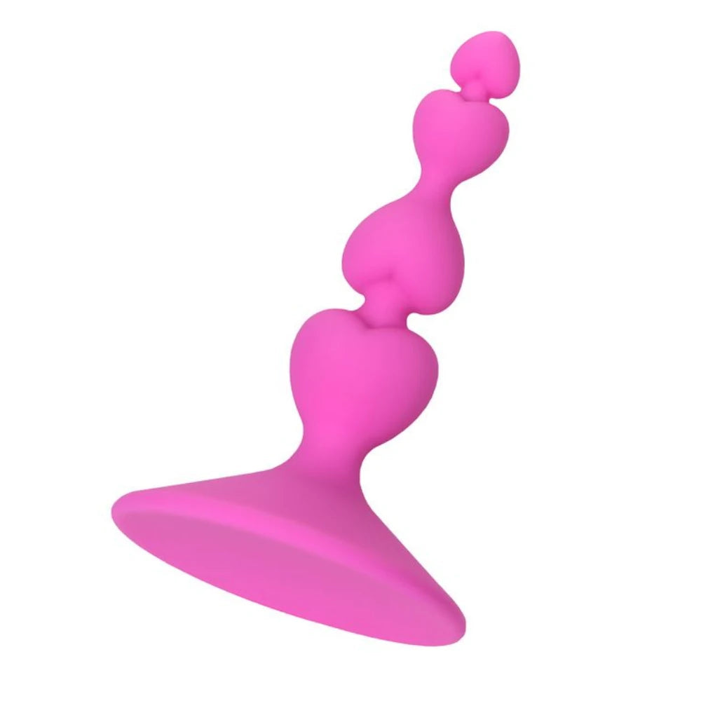 The Anal Fantasy Loverty Ribbed Sabitlenebilir Silikon Anal Plug