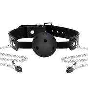 Erox Fetish Fantasy Series Breathable Ball Gag Göğüs Klipsi