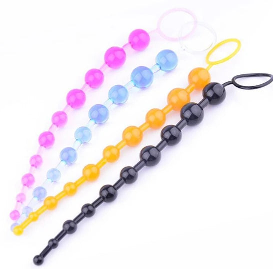 Exovid Anal Beads Siyah Kademeli Anal Zevk Topu
