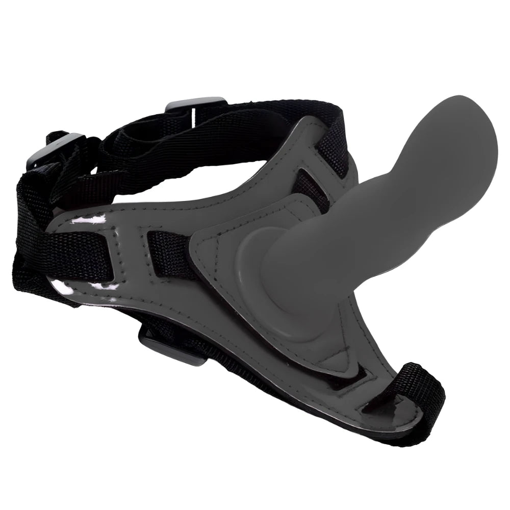 Frowzer Strapon Curve İçi Dolu Kemerli Penis-Black
