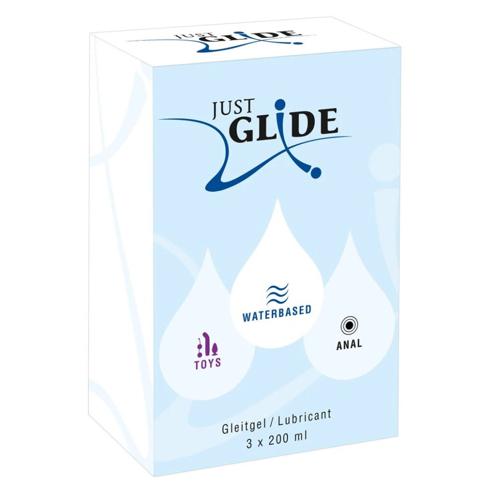 Just Glide Gleitgel Lubricant 3'lü Kayganlaştırıcı Set 200 Ml.