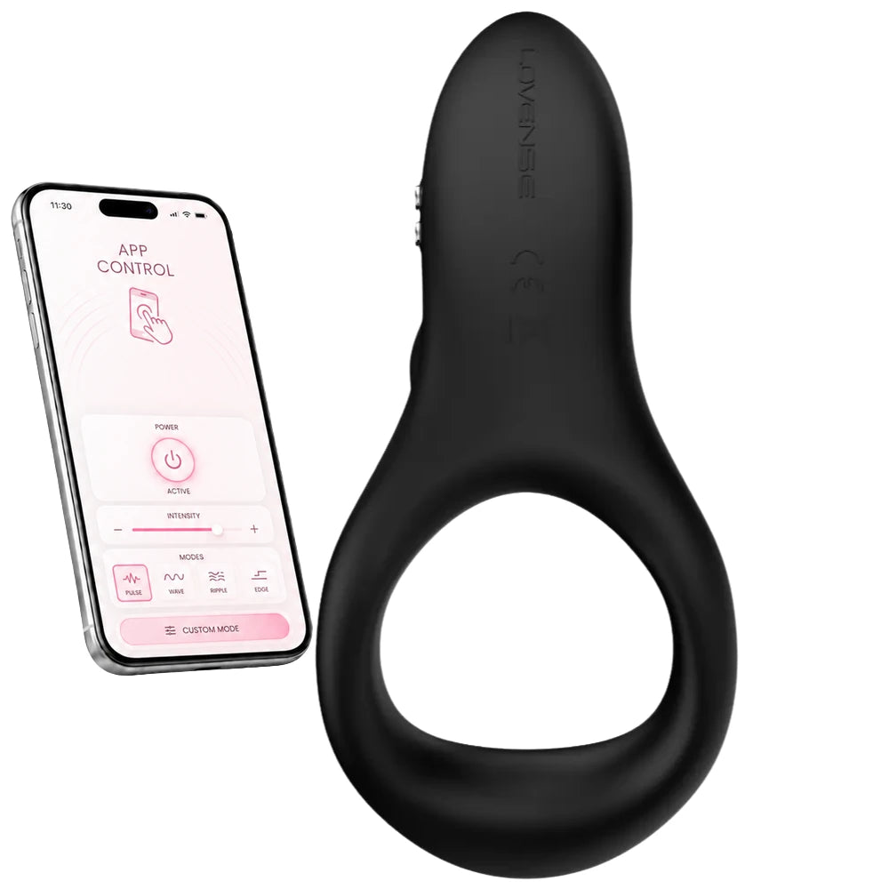 Lovense Diamo Telefon Kontrollü Titreşimli Penis Halkası