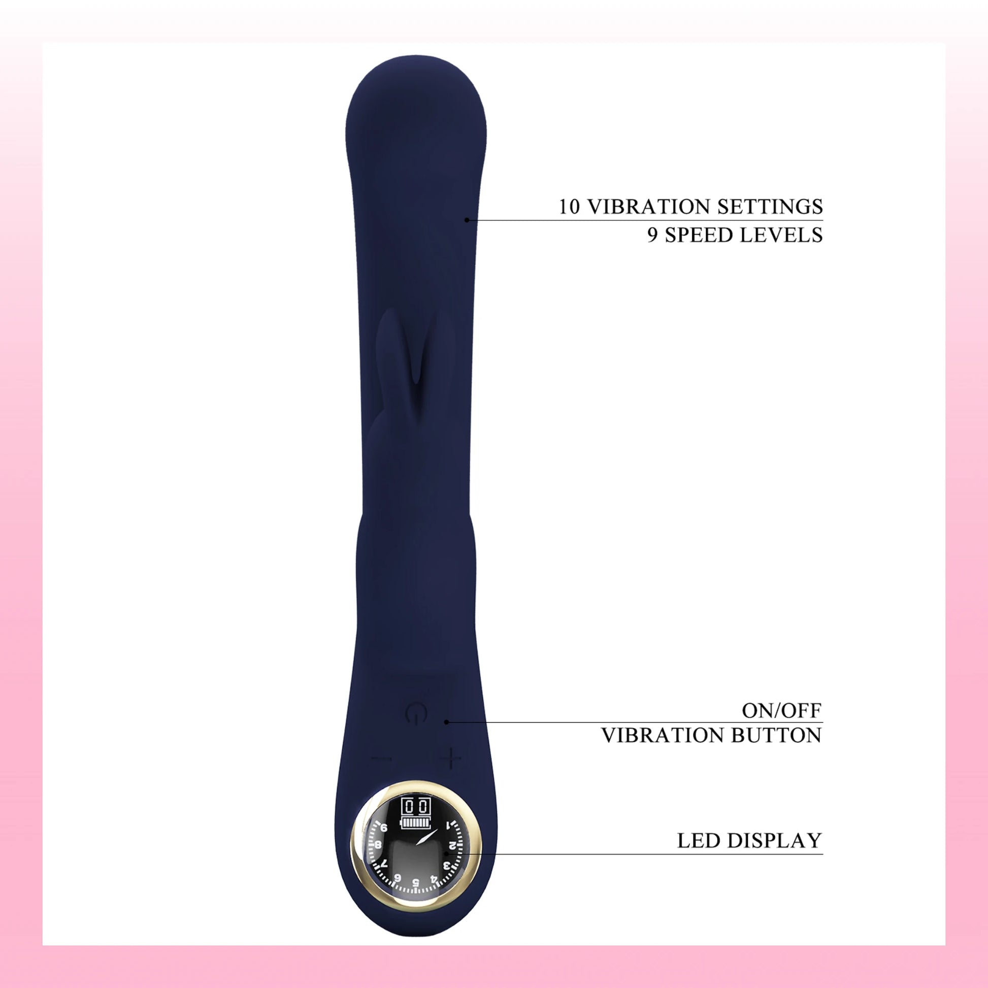 Pretty Love Ramar 10 Mod Rabbit Vibratör BW-500004LED-2