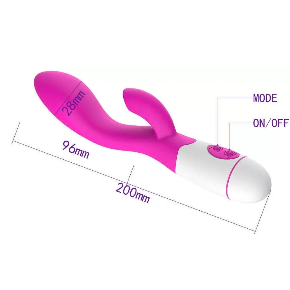 Frowzer Mix Vibe Curve 30 Modlu Şarjlı Rabbit Vibratör-Pink