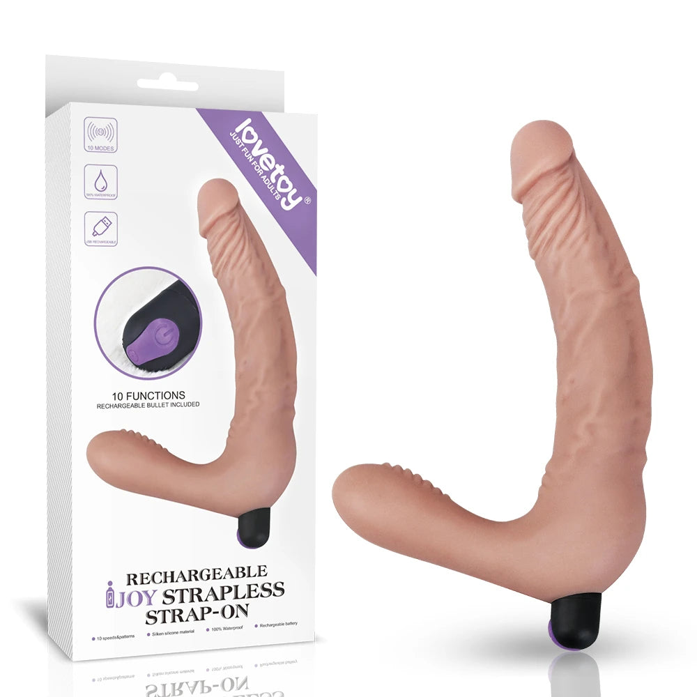 Lovetoy İJoy Çiftlere Özel Titreşimli Strapless Strap On Penis