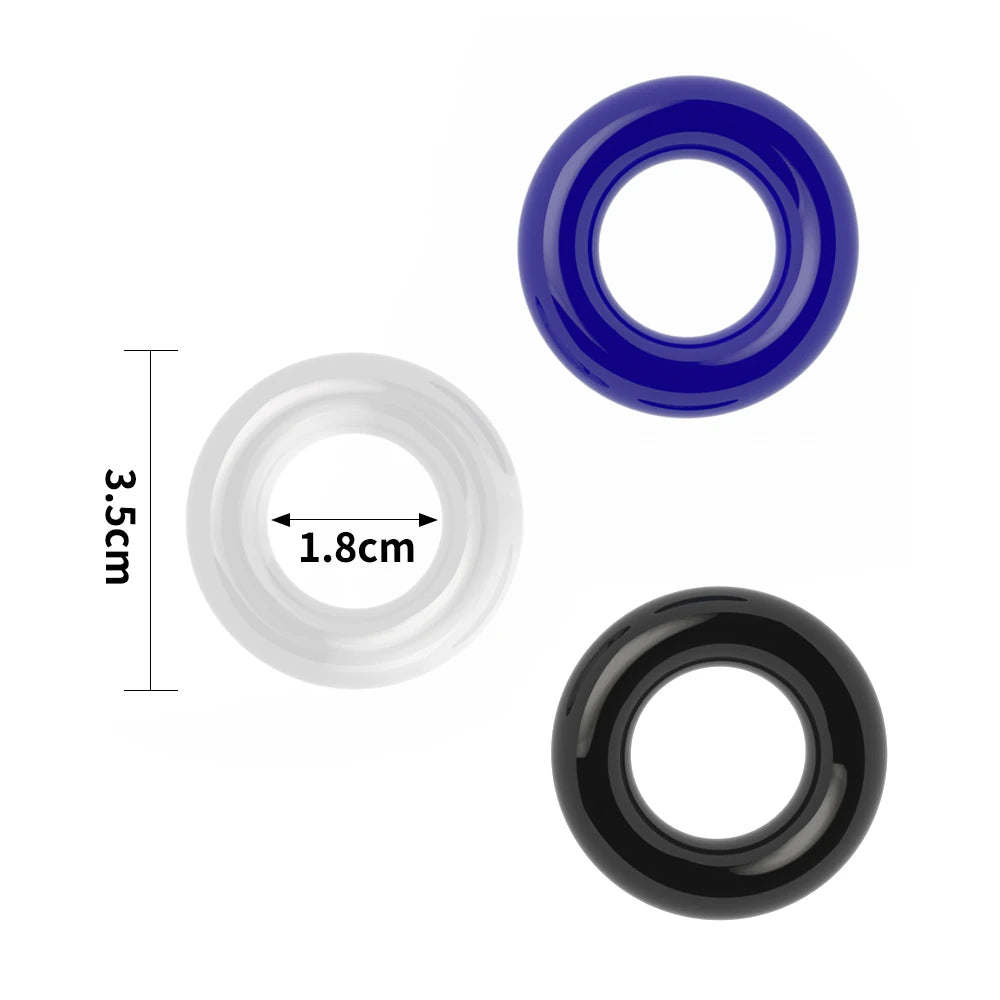 Lovetoy Triple Donut 3'lü Penis Halkası Seti LV343001