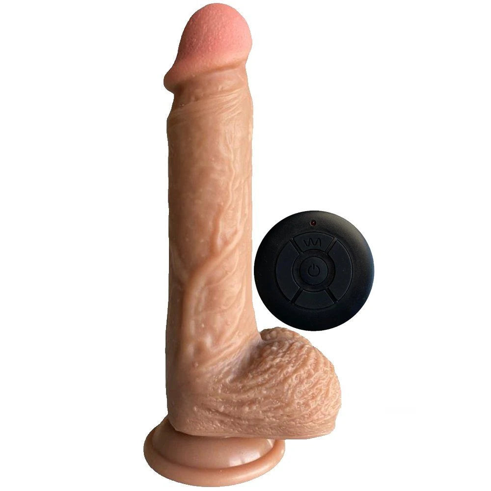 Simulation Of Skin Rotating Dildo 22 Cm Dönebilen Hareketli Penis
